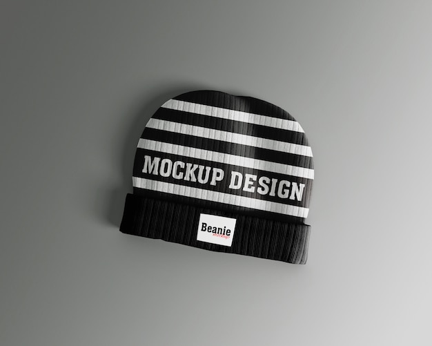 PSD beanie-mockup-design