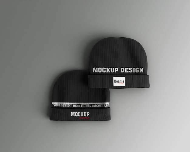 PSD beanie-mockup-design