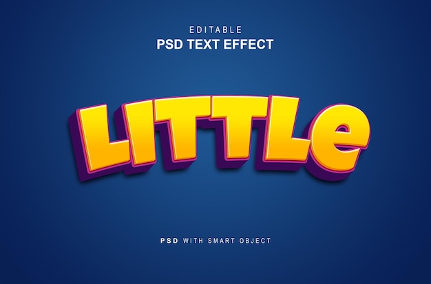 Bearbeitbare 3D-Texteffekte