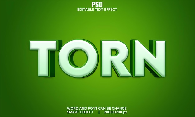 Bearbeitbare Text-Effekt-PSD