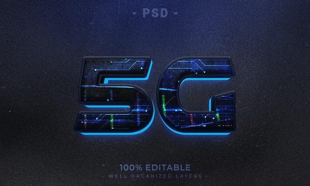 Bearbeitbarer 3D-Texteffektstil mit Hintergrund