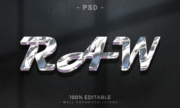 Bearbeitbarer 3D-Texteffektstil mit Hintergrund