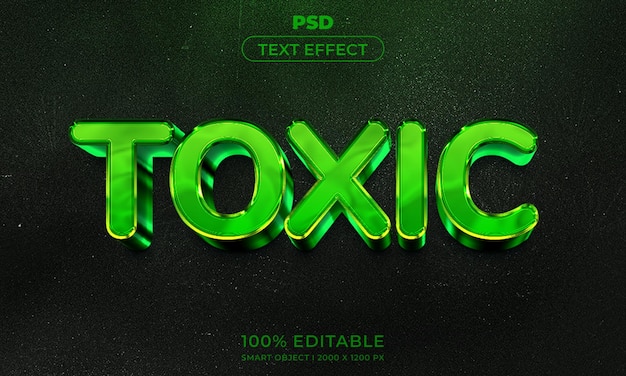 Bearbeitbarer 3D-Texteffektstil mit Hintergrund