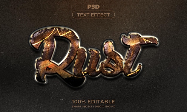 Bearbeitbarer 3D-Texteffektstil mit Hintergrund