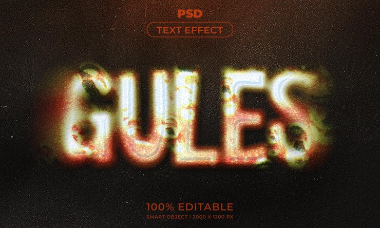 PSD bearbeitbarer 3d-texteffektstil mit hintergrund