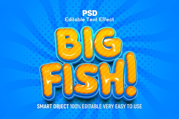 Bearbeitbarer 3D-Texteffektstil