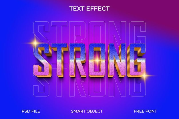 Bearbeitbarer Text-Effekt