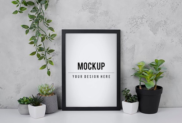 Bearbeitbares PSD-Foto-Rahmen-Mockup