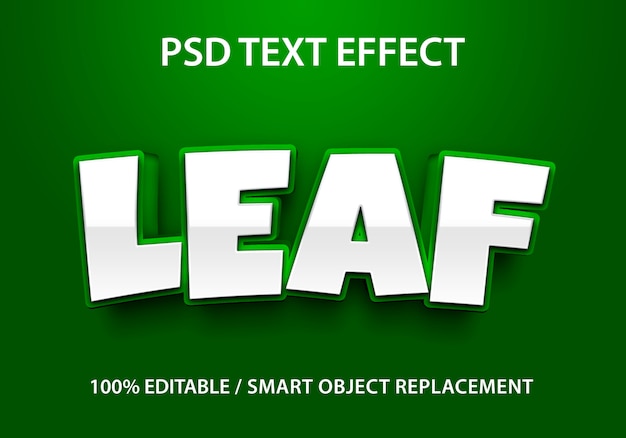 Bearbeitbares Texteffektblatt
