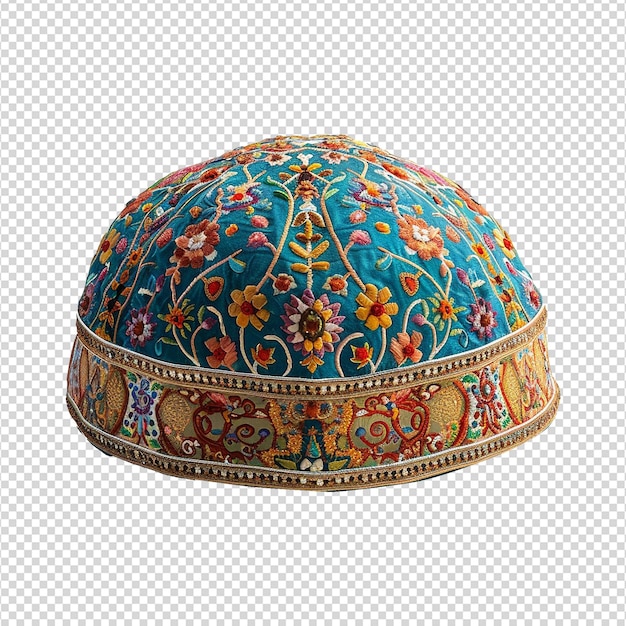 PSD beau chapeau à thème islamique isolé sur un fond transparent