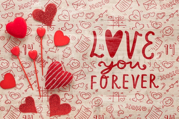 Beau concept de Saint Valentin