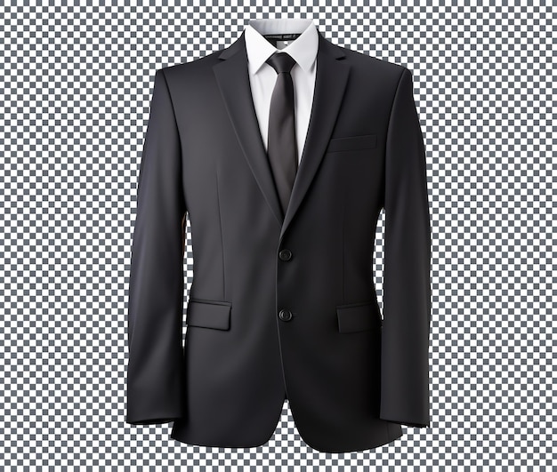 Beau long manteau d'hiver isolé sur un fond transparent