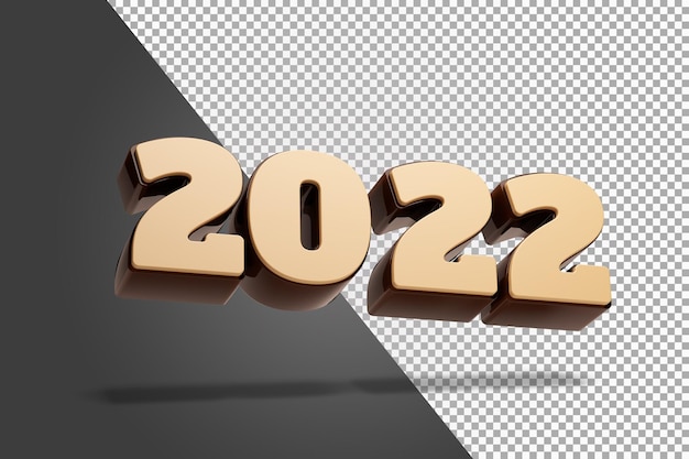 Beau Rendu 3d 2022 Isolé