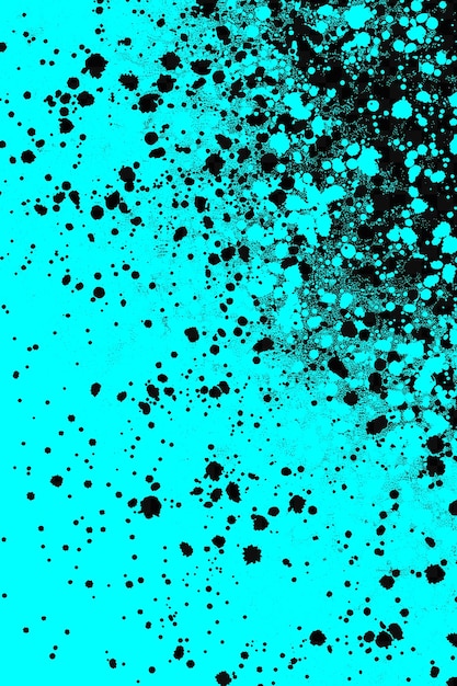 PSD beaucoup de bulles noires et bleues dans l'eau