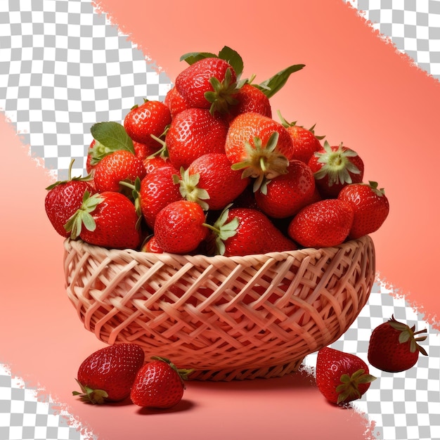 Beaucoup De Fraises Dans Le Panier Beaucoup De Chair