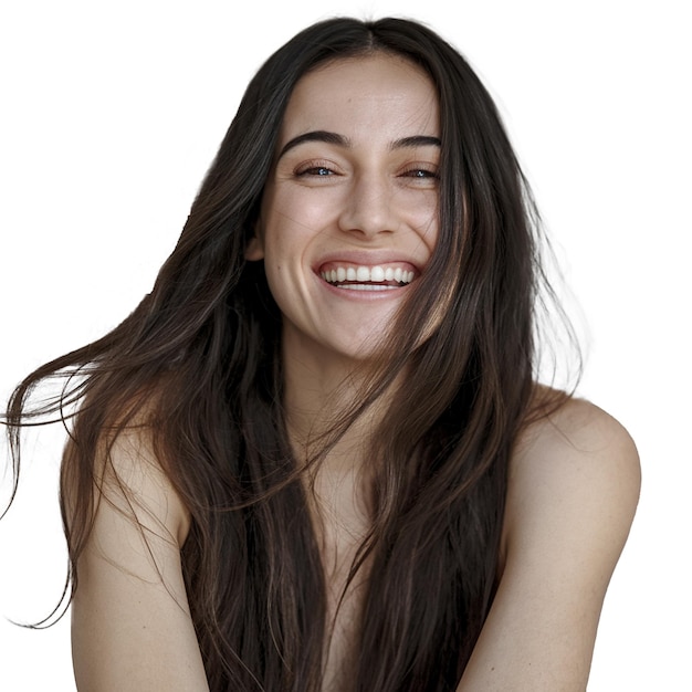 La beauté naturelle embrasse une lueur saine