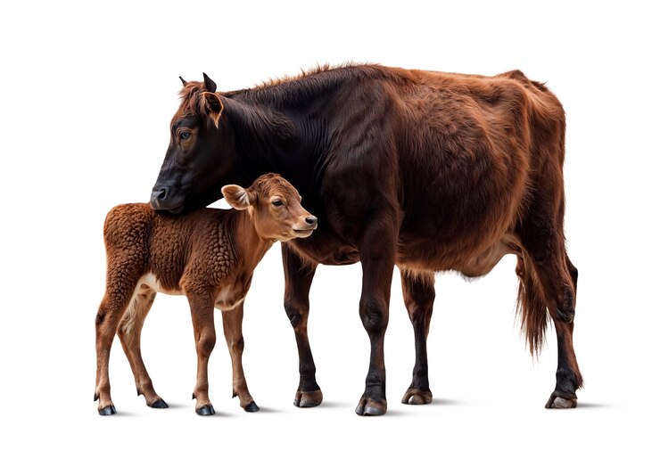 PSD beautiful cow picture