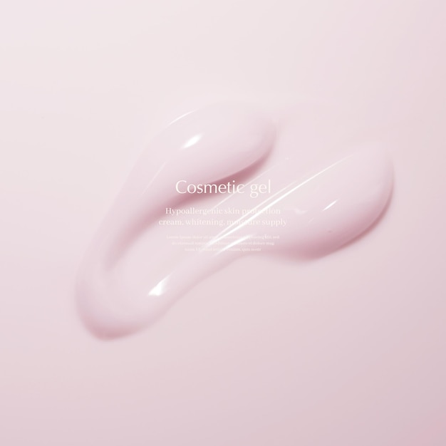 Beauty Serum Gel Textur hochwertiges transparentes kosmetisches Gel auf dem Hintergrund