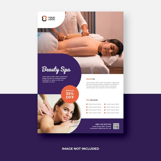 PSD beauty-spa-flyer