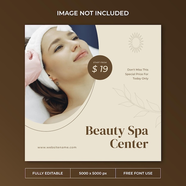 Beauty-spa-instagram-post-social-media-vorlage