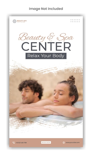Beauty- und Spa-Center Social Media Instagram Story Template Design