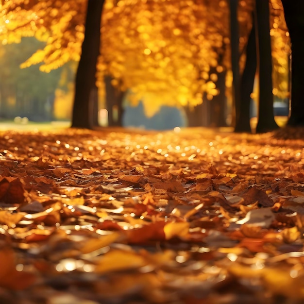 PSD beaux paysages à l'automne aigénéré