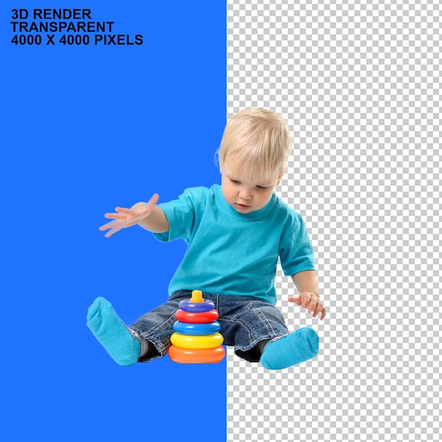 bebê brincando com carro de brinquedo vermelho-azul-amareloCriança íconeCriança azul criança pequena criança brincando