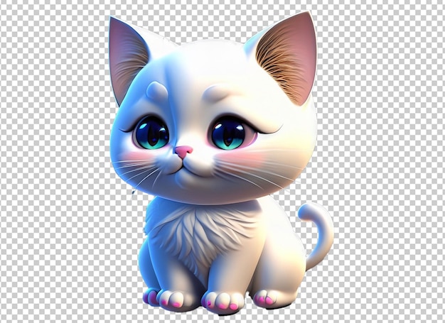 Bebê gato 3d