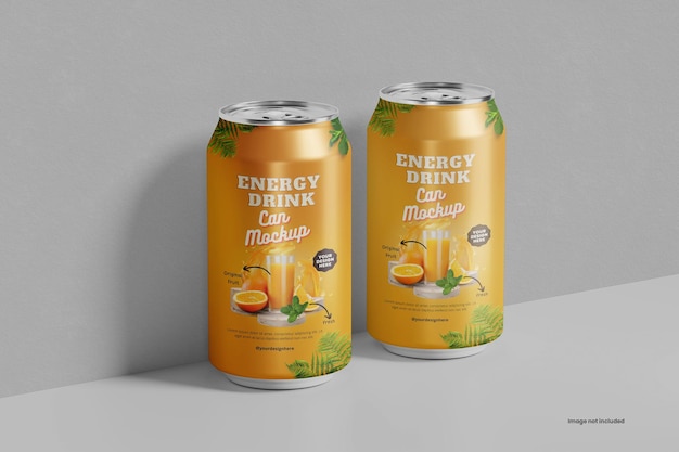 Bebida energética puede maqueta