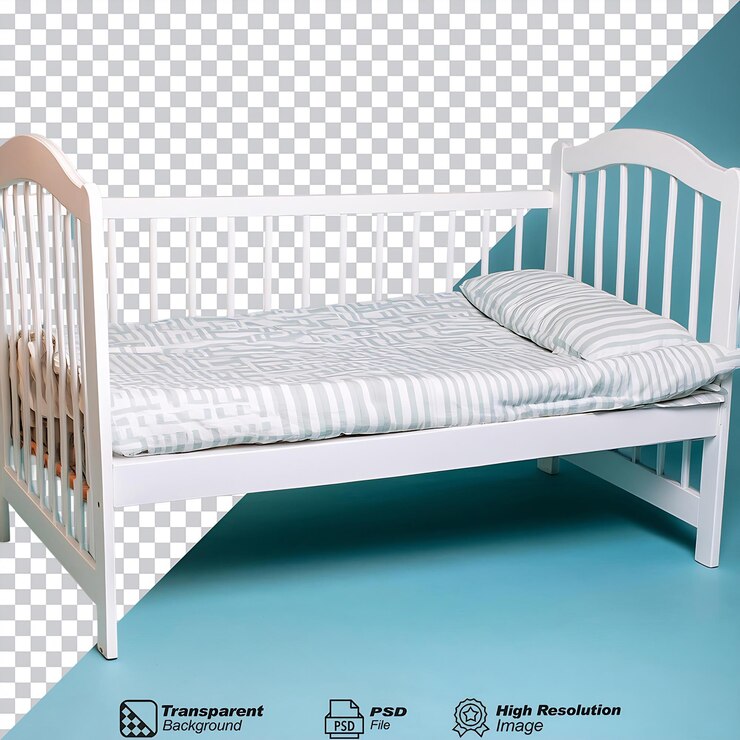 PSD bed in kids de copenhague aislado sobre un fondo transparente