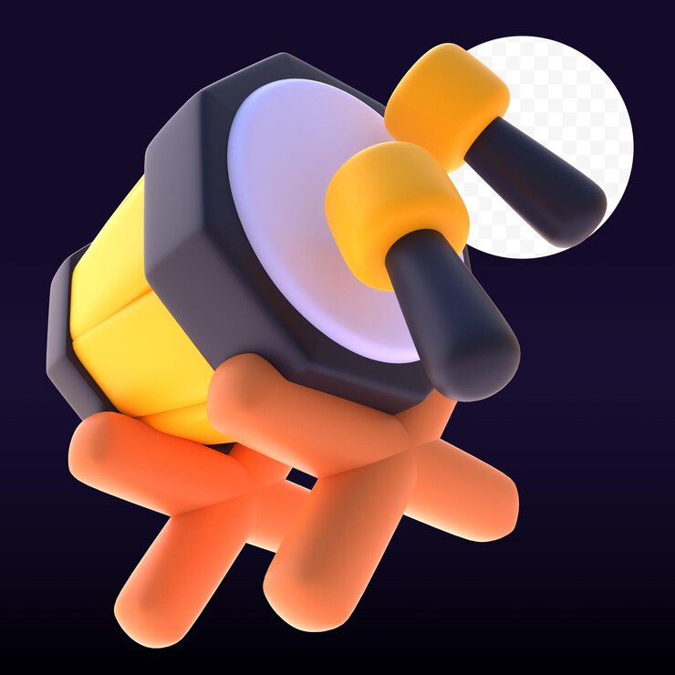 PSD bedug en render 3d para presentación web de activos gráficos u otros