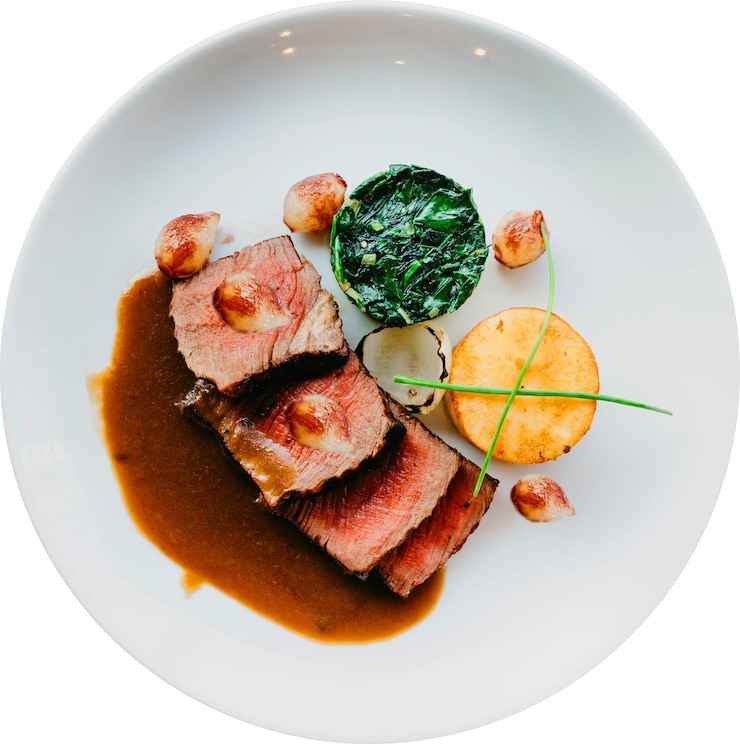 PSD beef medallions fillet steak