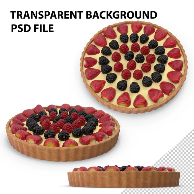 PSD beerenkuchen png