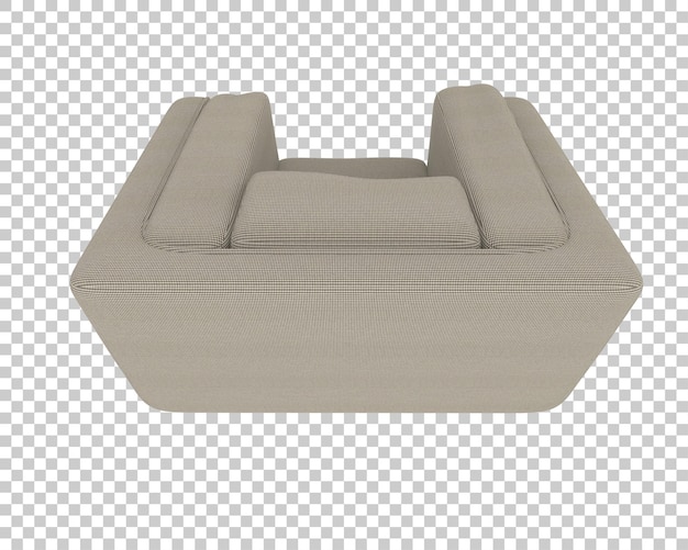 Beige U-förmiger Sessel