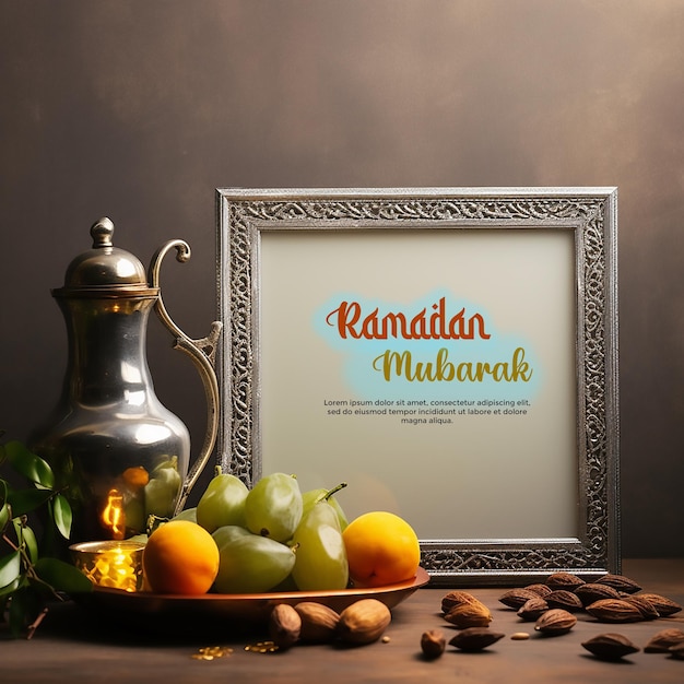 Bel design di sfondo di Ramadan Kareem