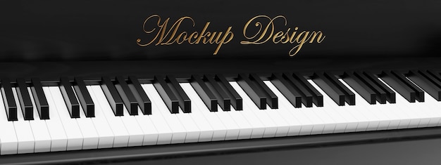 Bela maquete de piano