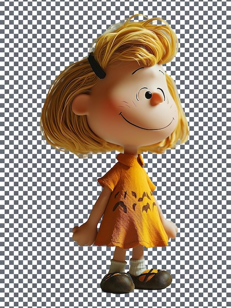 PSD bela sally brown isolada em fundo transparente