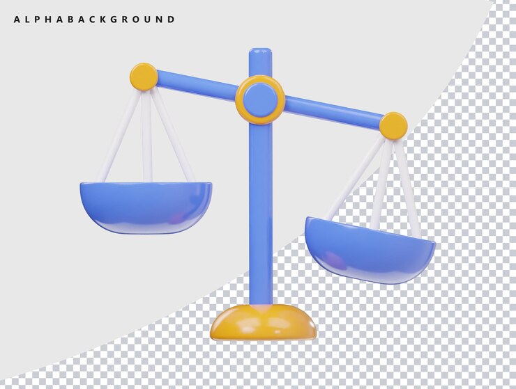 Belance icon 3d render illustration