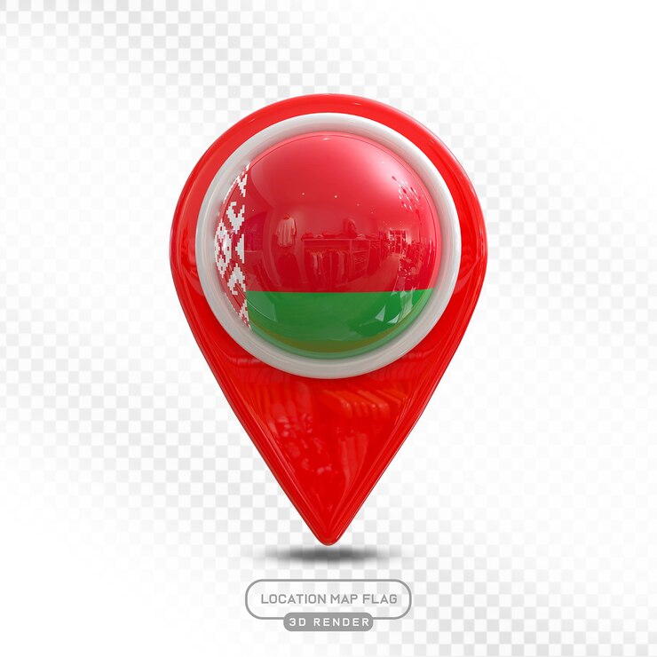 PSD belarus location map flag