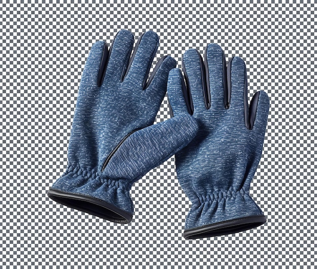 Belas luvas de inverno isoladas em fundo transparente