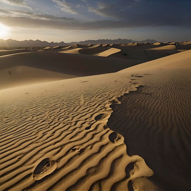 PSD belas paisagens do deserto