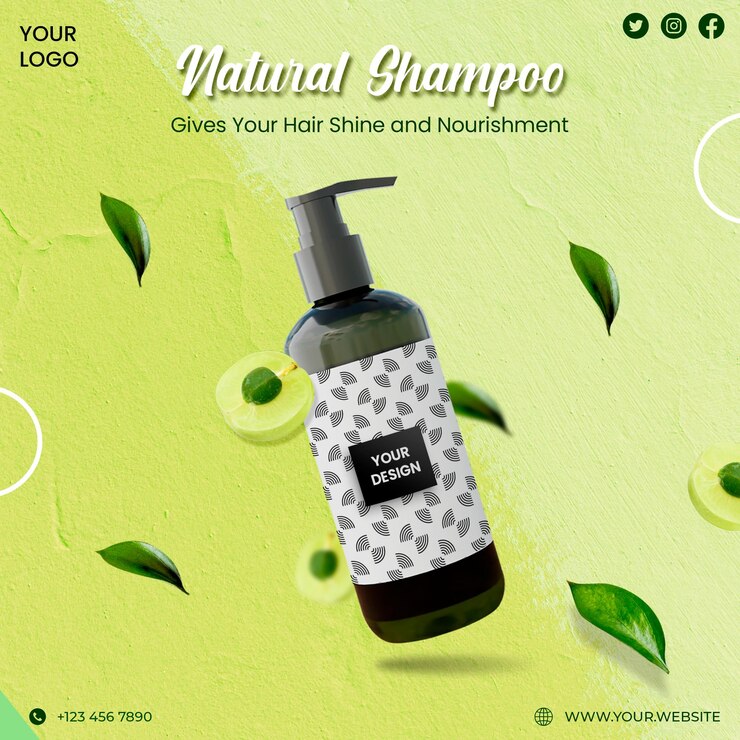 PSD beleza cosmética promoção de produtos para cabelo mídia social modelo de banner do instagram