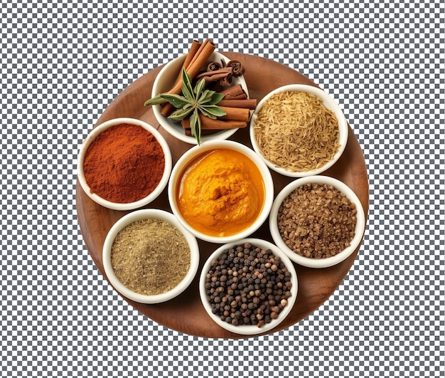 Belíssimo molho de curry masala isolado em fundo transparente