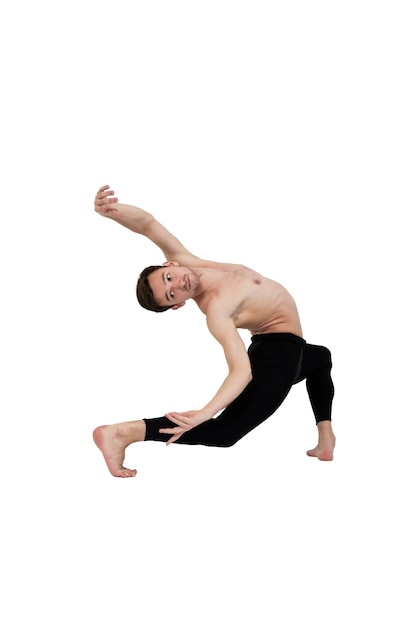 Bella ballerina che fa coreografia