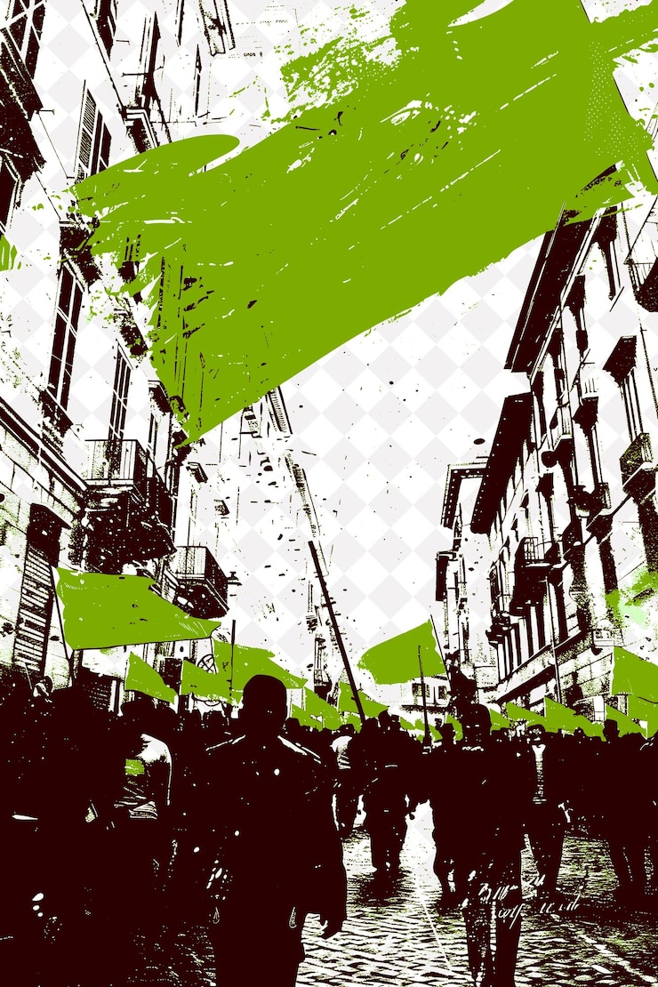 PSD la bella figura festa della repubblica escena con un desfile una cultura de italia diseño de ilustraciones
