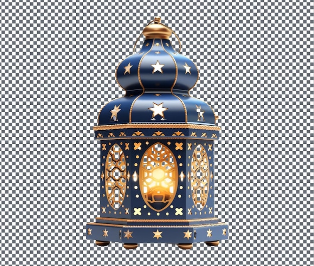 Bella lanterna del Ramadan isolata su uno sfondo trasparente