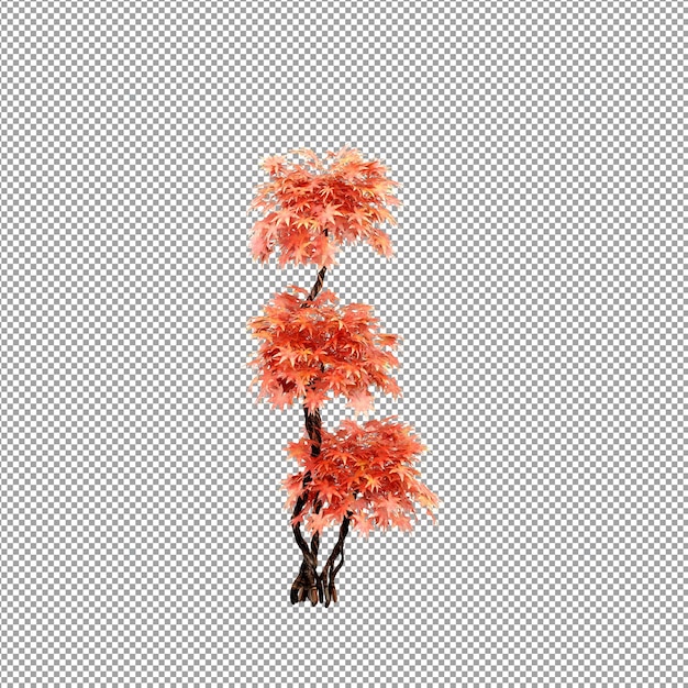 Bella pianta isolata in rendering 3D