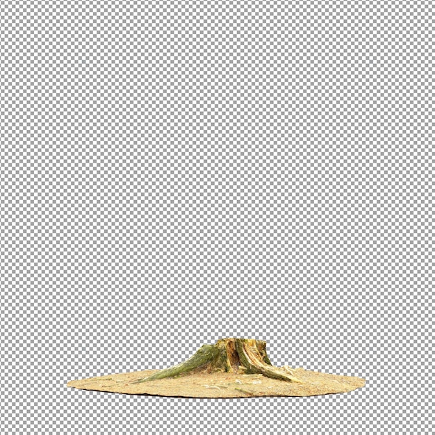 Bella pianta isolata in rendering 3D