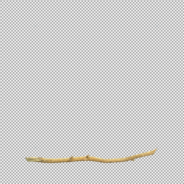 Bella pianta isolata in rendering 3D