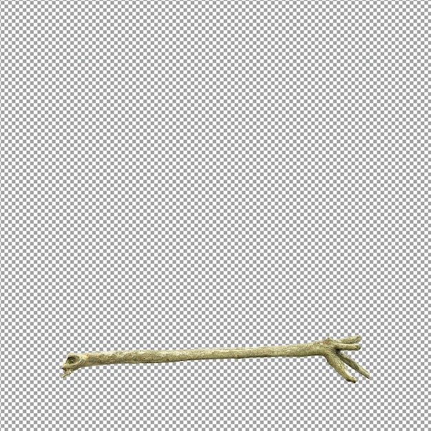 Bella pianta isolata in rendering 3D